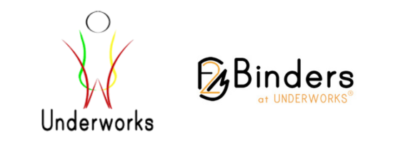 underworks Underworks and F2M Binders at Underworks logos